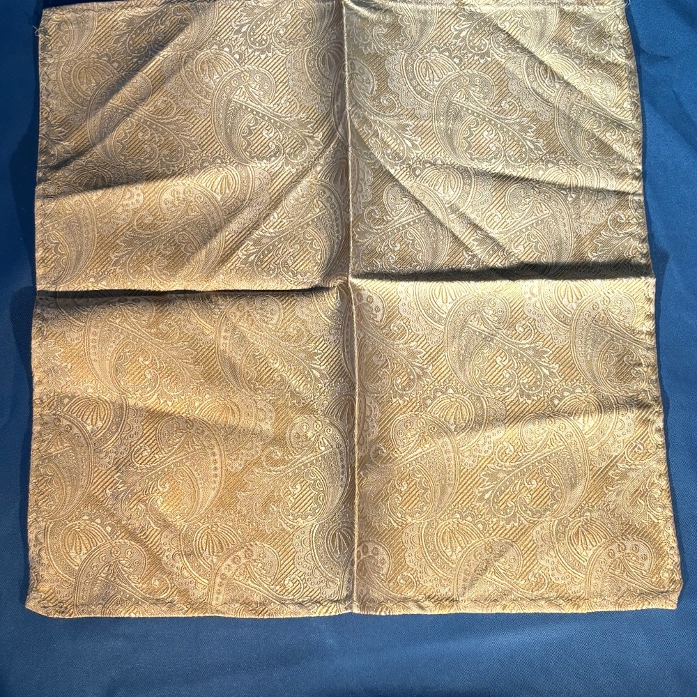 Silk Paisley Pocket Square